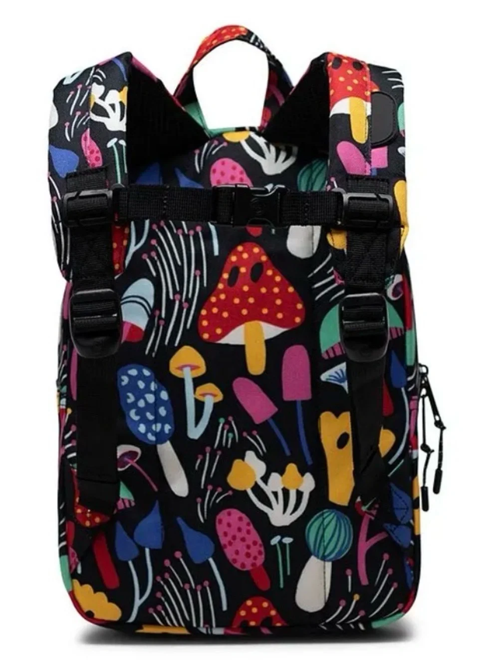 Hershel Supply Co. Large Mushroom Backpack NWOT Black Background